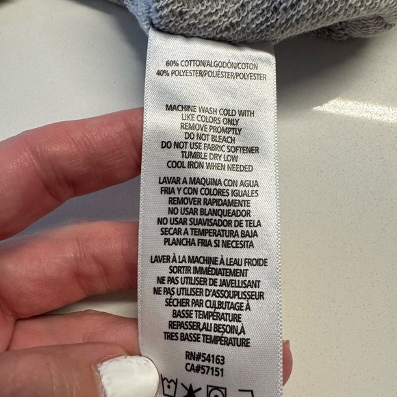 Calvin Klein Performance Floral Gray Sleeveless Hoodie Size Small - Picture 6 of 8